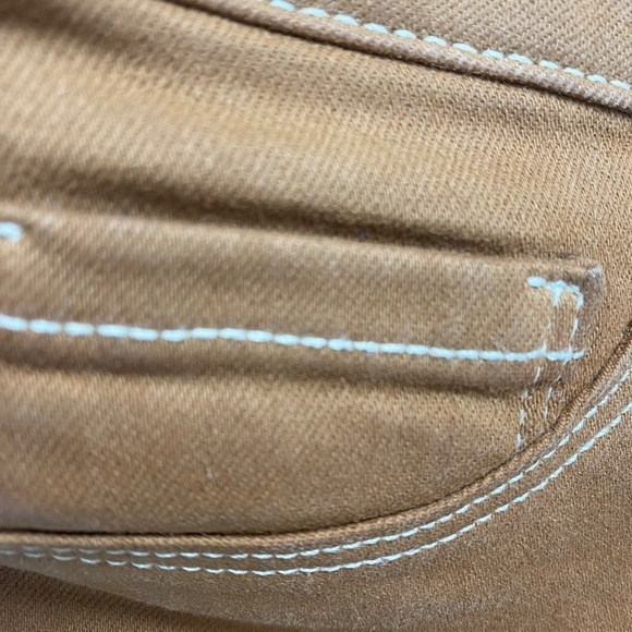 L'AGENCE - MARGOT COATED IN JAVA/ NATURAL CONTRAST DENIM Size 26 - Picture 9 of 9